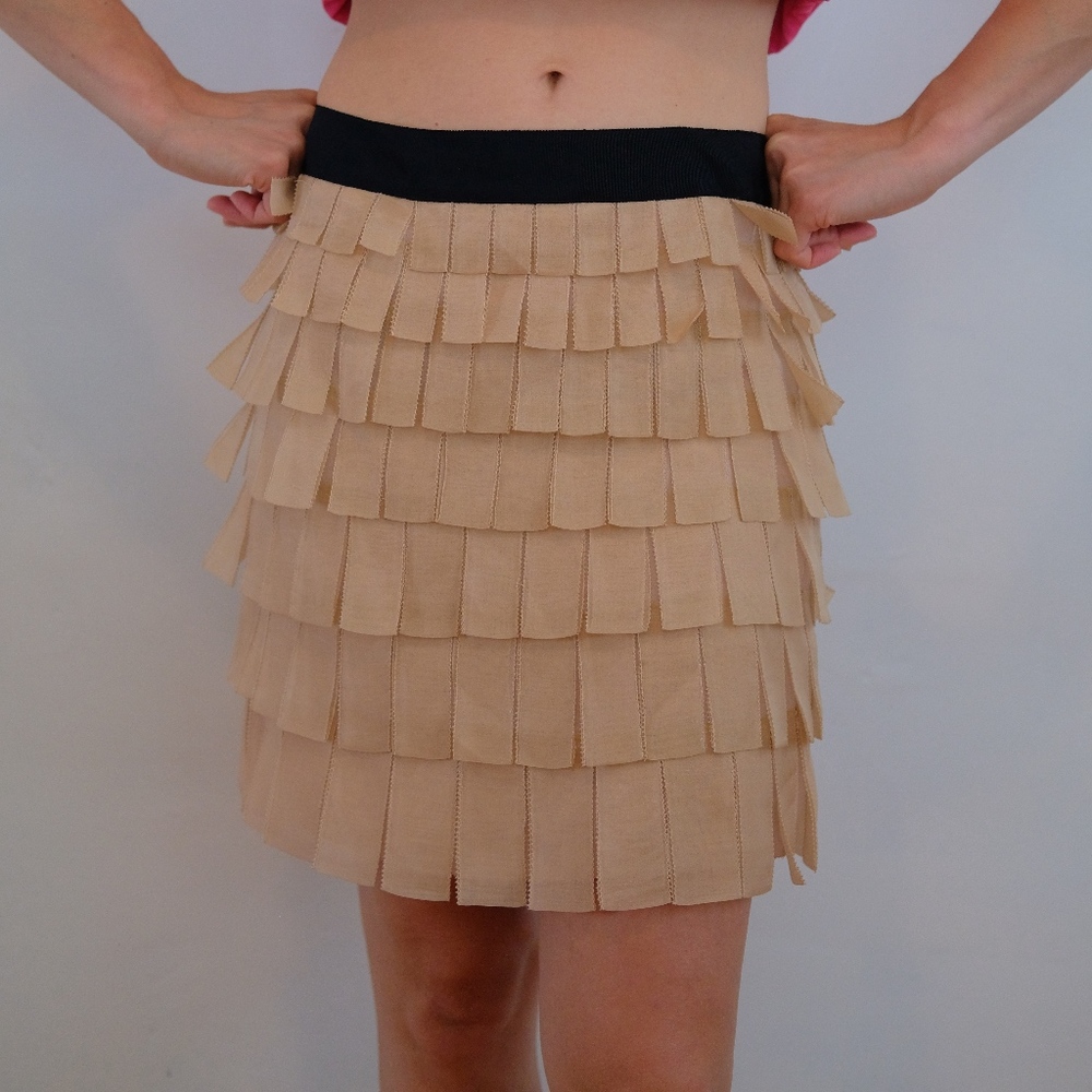 J.Crew Collection Tiered Mini Skirt